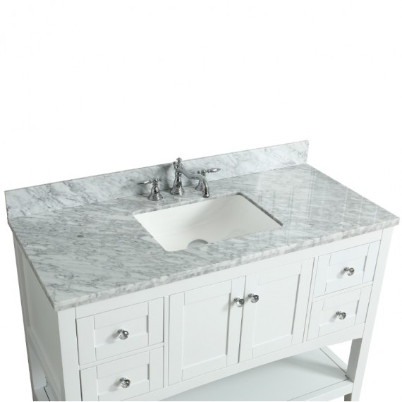 Virta 48 Inch Sirena Floor Mount Single Sink...