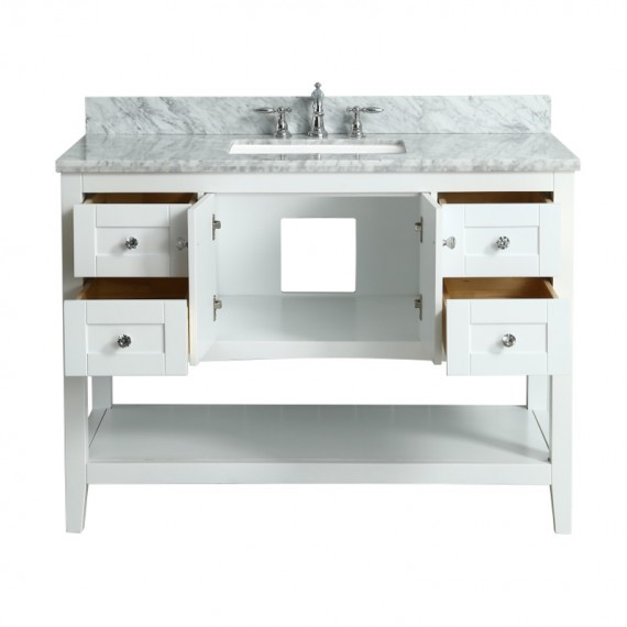 Virta 48 Inch Sirena Floor Mount Single Sink...