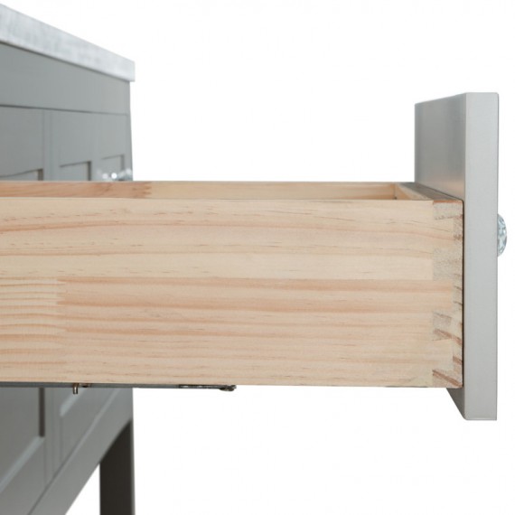 Virta 60 Inch Sirena Floor Mount Single Sink...