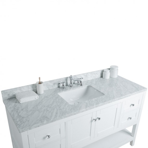 Virta 60 Inch Sirena Floor Mount Single Sink...