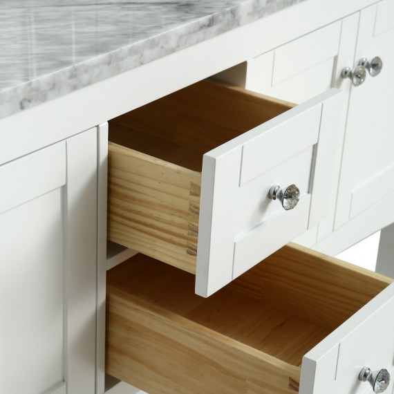 Virta 60 Inch Sirena Floor Mount Double Sink...