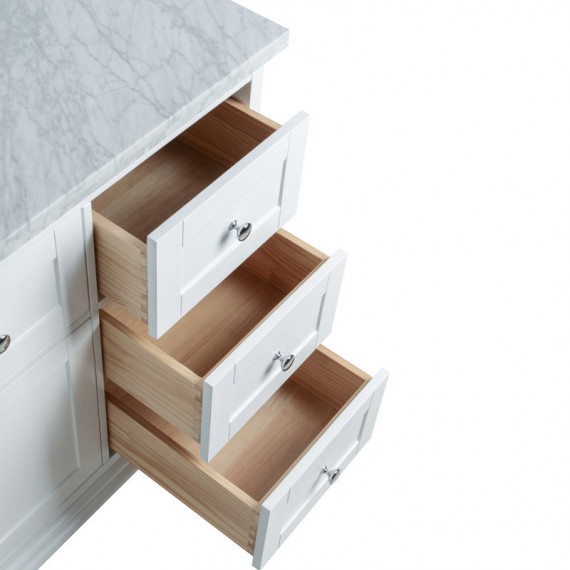 Virta 60 Inch Yasmine Floor Mount Single Sink...