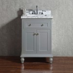 Virta 24 Inch Yasmine  Floor Mount Single Sink Vanity
