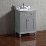 Virta 24 Inch Yasmine  Floor Mount Single Sink Vanity