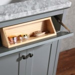 Virta 24 Inch Yasmine  Floor Mount Single Sink Vanity