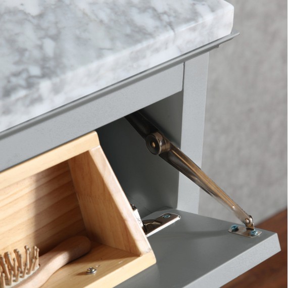 Virta 24 Inch Yasmine  Floor Mount Single Sink...
