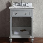 Virta 24 Inch Yasmine  Floor Mount Single Sink Vanity