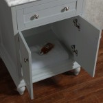Virta 24 Inch Yasmine  Floor Mount Single Sink Vanity