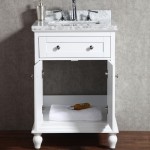 Virta 24 Inch Yasmine  Floor Mount Single Sink Vanity