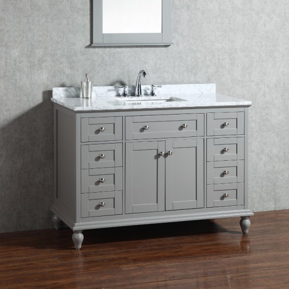 Virta 48 Inch Yasmine  Floor Mount Single Sink...