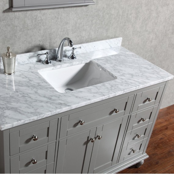 Virta 48 Inch Yasmine  Floor Mount Single Sink...