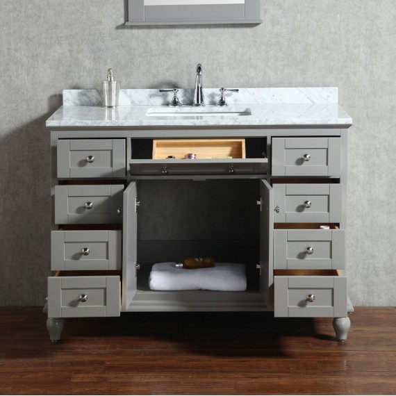 Virta 48 Inch Yasmine  Floor Mount Single Sink...