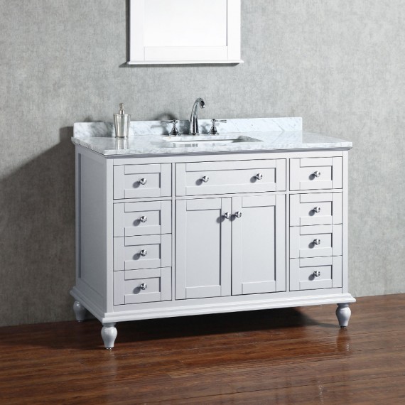 Virta 48 Inch Yasmine  Floor Mount Single Sink...