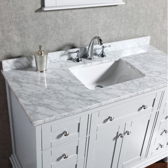 Virta 48 Inch Yasmine  Floor Mount Single Sink...