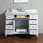 Virta 48 Inch Yasmine  Floor Mount Single Sink Vanity