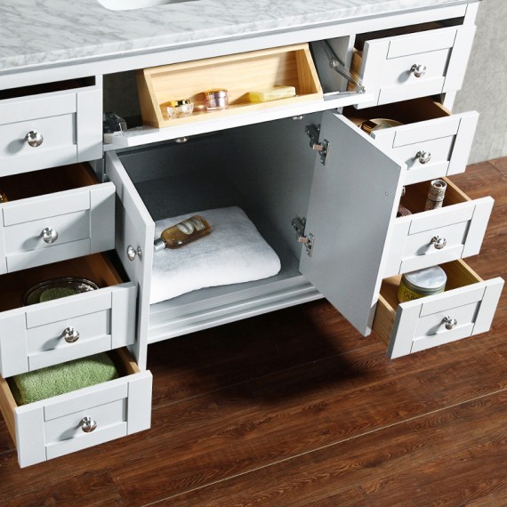 Virta 48 Inch Yasmine  Floor Mount Single Sink...