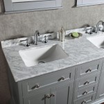 Virta 60 Inch Yasmine Floor Mount Double Sink Vanity