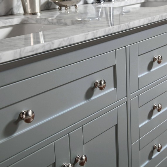 Virta 60 Inch Yasmine Floor Mount Double Sink...