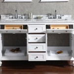 Virta 60 Inch Yasmine Floor Mount Double Sink Vanity