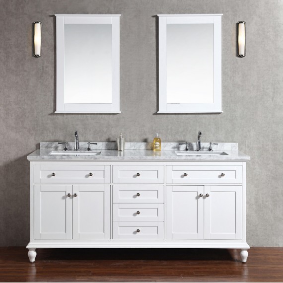 Virta 72 Inch Yasmine Floor Mount Double Sink Vanity