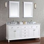 Virta 72 Inch Yasmine Floor Mount Double Sink Vanity
