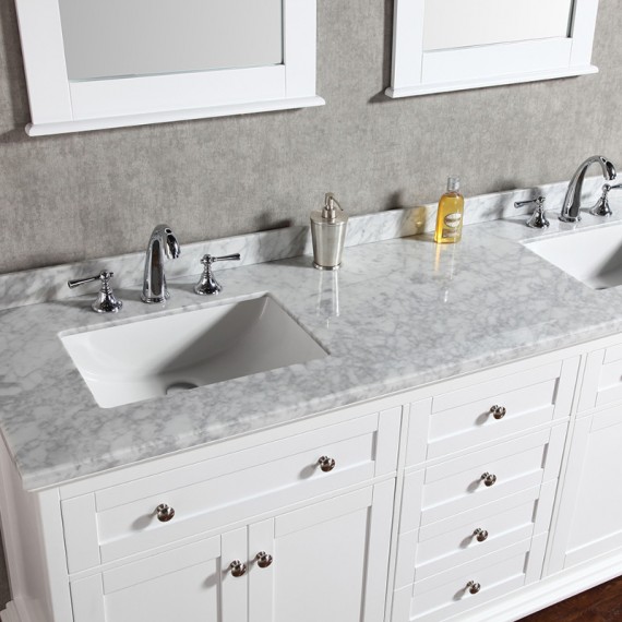 Virta 72 Inch Yasmine Floor Mount Double Sink...