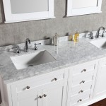 Virta 72 Inch Yasmine Floor Mount Double Sink Vanity