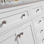 Virta 72 Inch Yasmine Floor Mount Double Sink Vanity