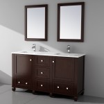 Virta 60 Inch Hampton Floor Mount Double Sink Vanity