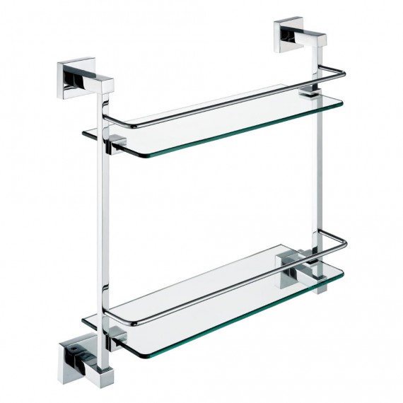 Virta Zenith Double Glass Shelf