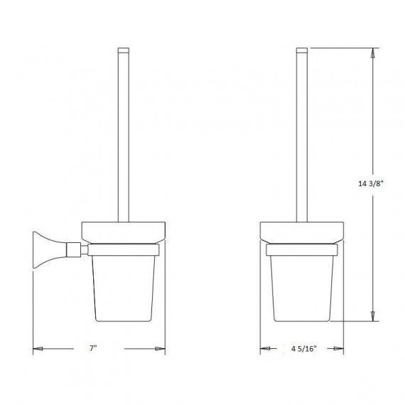 Virta Rhea Toilet Brush Holder