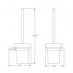 Virta Pallas Toilet Brush Holder