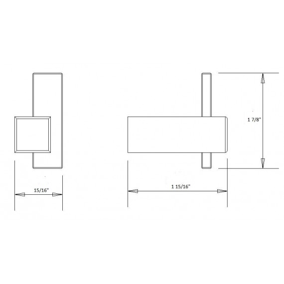 Virta Ares Single Robe Hook
