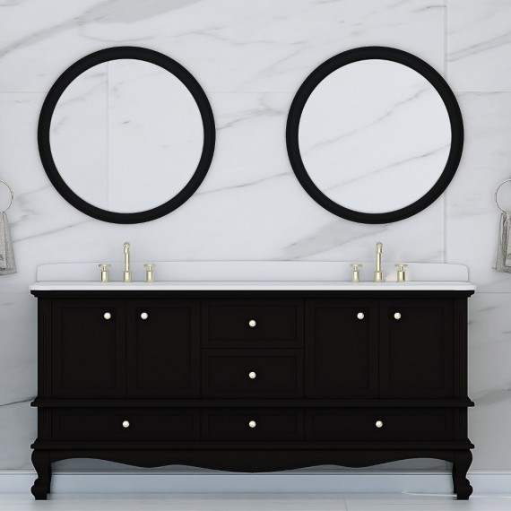 Virta 72 Inch Madera Floor Mount Double Sink Vanity