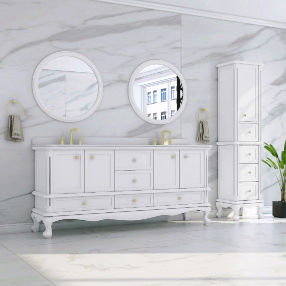 Virta 72 Inch Madera Floor Mount Double Sink...