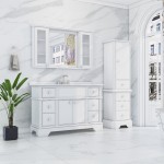 Virta 48 Inch Charm Floor Mount Single Sink Vanity