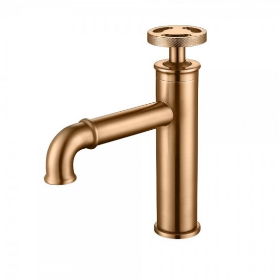 Empyrean ROSTO01 Rose Single Lavatory Faucet with Top Knurled Wheel