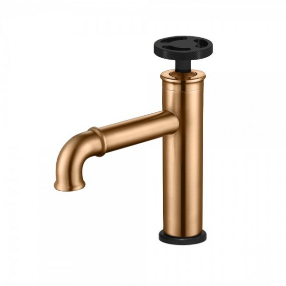 Empyrean ROSTO01 Rose Single Lavatory Faucet with Top Knurled Wheel