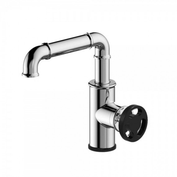 Empyrean ROSSO01 Rose Single Lavatory Faucet with Side Knurled Wheel