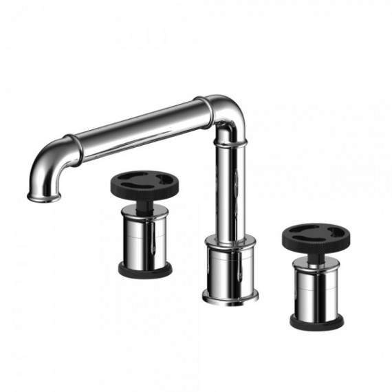 Empyrean ROSTO08 Rose Single Lavatory Faucet with Top Knurled Wheel