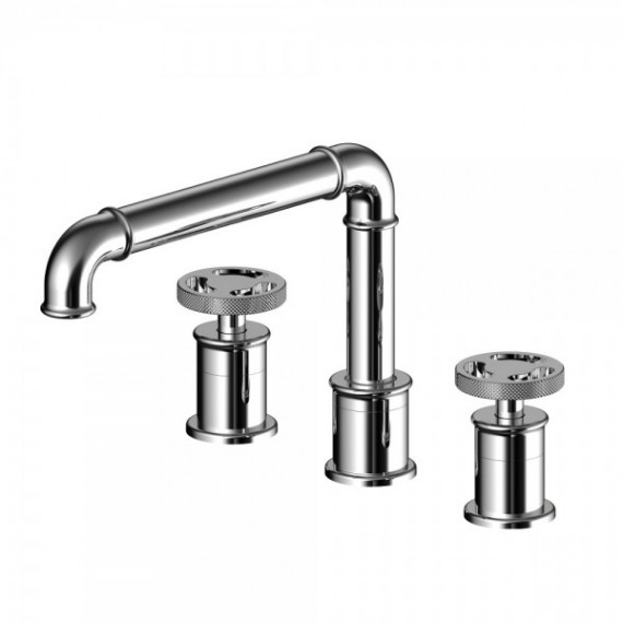 Empyrean ROSTO08 Rose Single Lavatory Faucet with Top Knurled Wheel