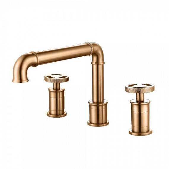 Empyrean ROSTO08 Rose Single Lavatory Faucet with Top Knurled Wheel