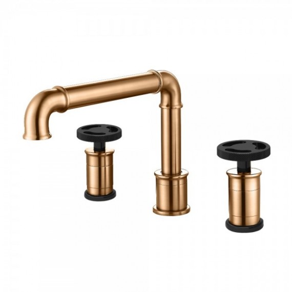 Empyrean ROSTO08 Rose Single Lavatory Faucet with Top Knurled Wheel