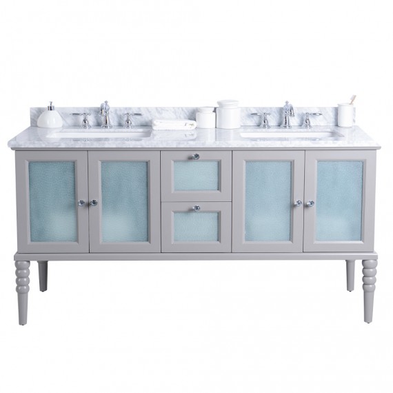 CLEARANCE Virta 72 Inch Grace Floor Mount Double Sink Vanity