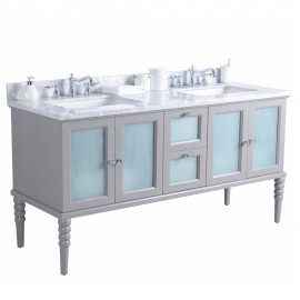 CLEARANCE Virta 72 Inch Grace Floor Mount Double Sink Vanity 2