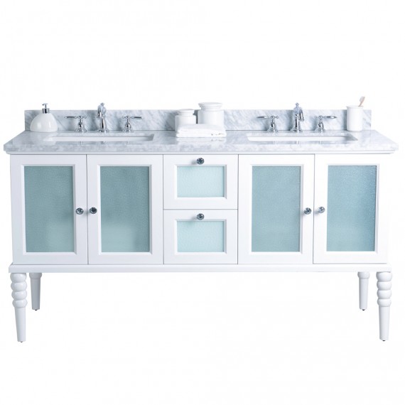 CLEARANCE Virta 72 Inch Grace Floor Mount Double Sink Vanity