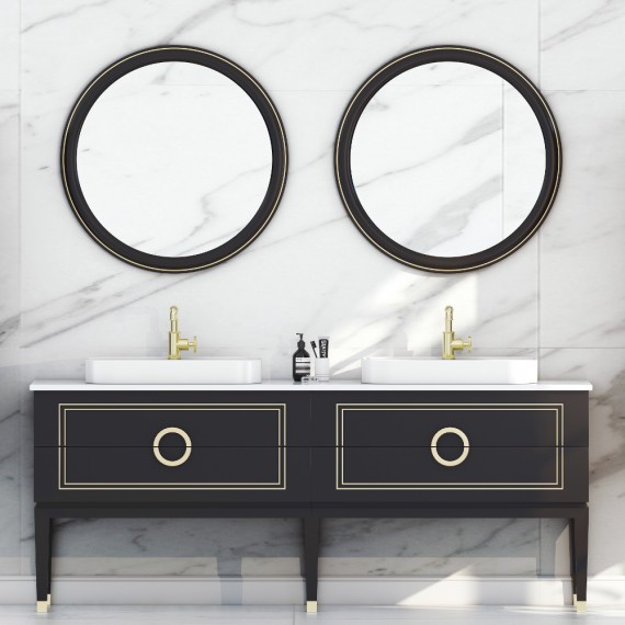 Virta 72 Inch Sarah Floor Mount Double Vessel...