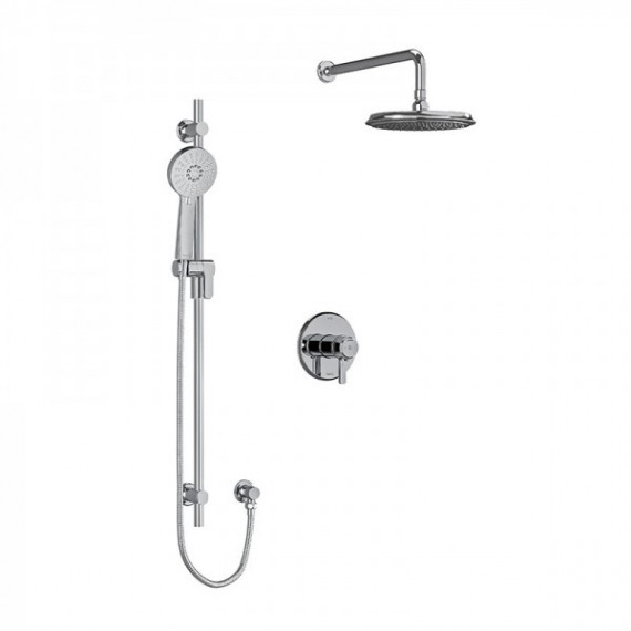 Riobel Momenti KIT323MMRDJ Type T/P 1/2 inch coaxial 2-way system with hand shower and shower head