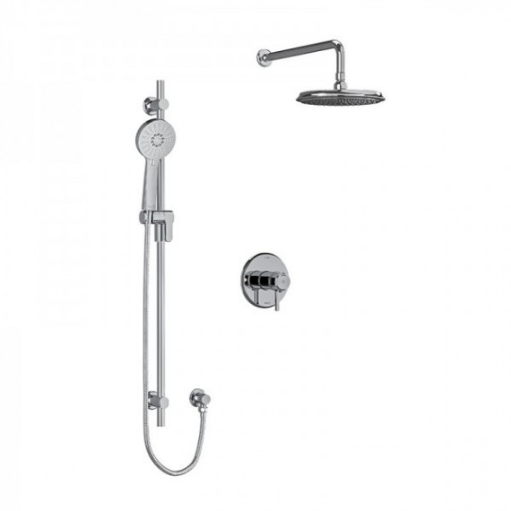 Riobel Momenti KIT323MMRDL Type T/P 1/2 inch coaxial 2-way system with hand shower and shower head