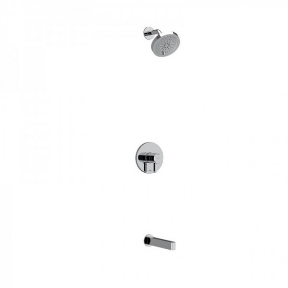 Riobel Paradox KIT4744PXTM Type T/P 1/2 inch coaxial 2-way no share with shower head and tub spout